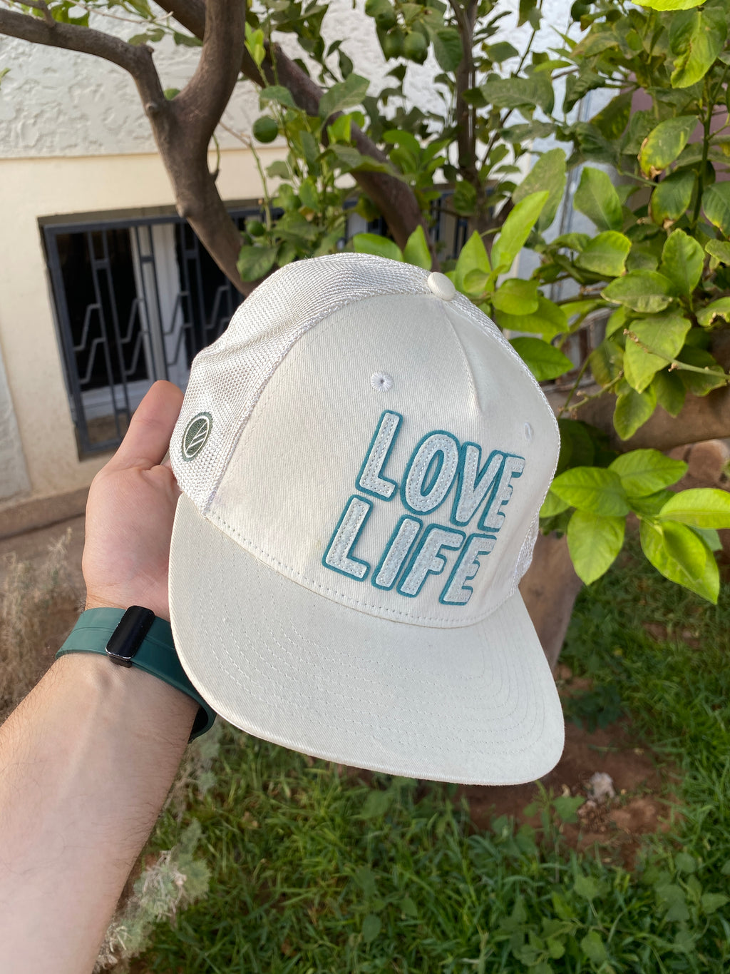 Casquette LOVE LIFE® – Serenity Green Edition.